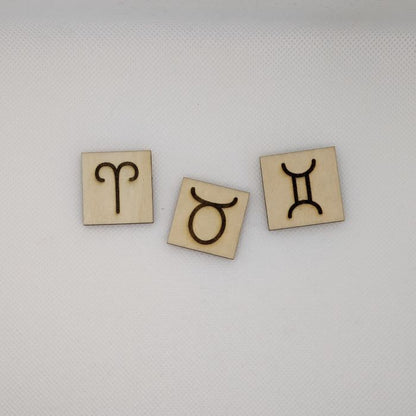 Zodiac Wooden Magnet