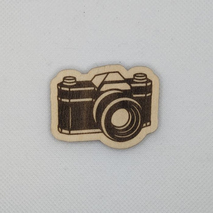 Camera Wooden Magnet