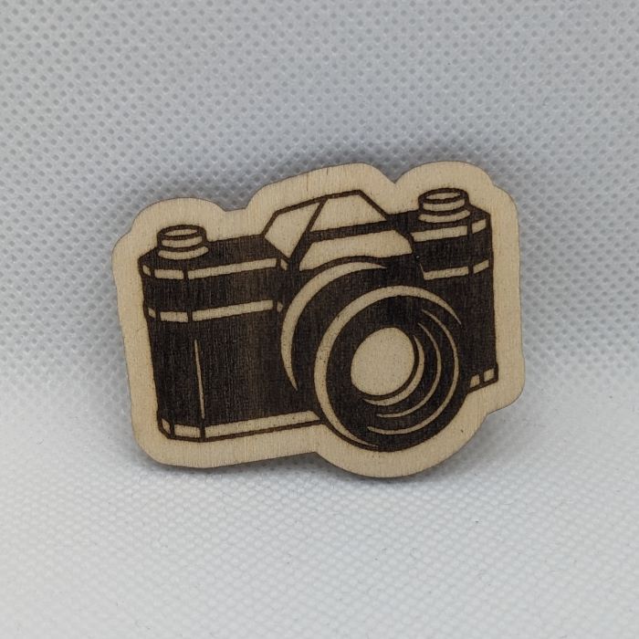 Camera Wooden Magnet