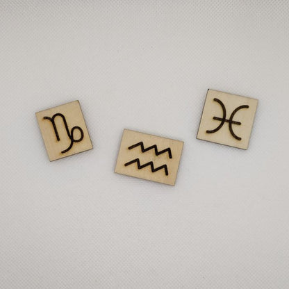 Zodiac Wooden Magnet