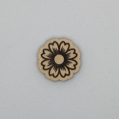 Daisy Wooden Magnet