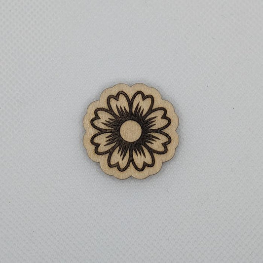 Daisy Wooden Magnet