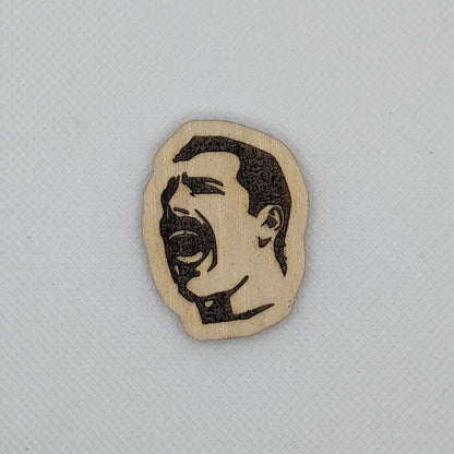 Freddy Mercury Wooden Magnet