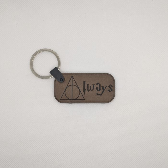 Harry Potter "Always" Leather Keychain