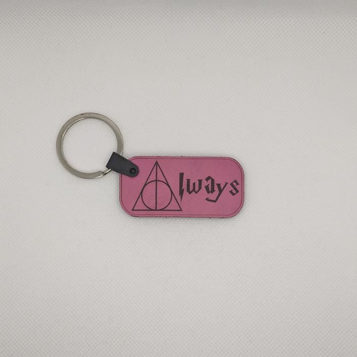 Harry Potter "Always" Leather Keychain