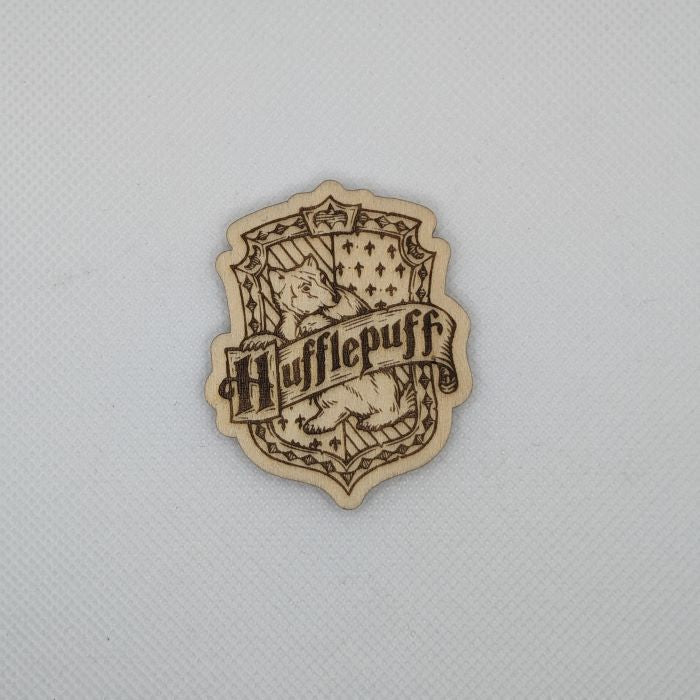 Hogwarts House Crests Wooden Magnet