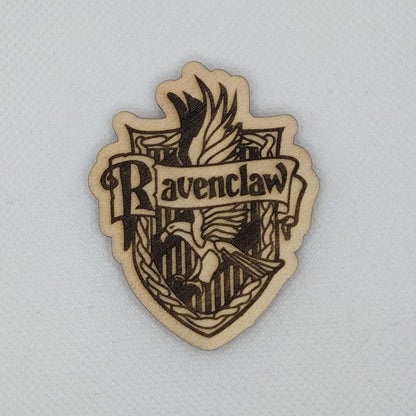 Hogwarts House Crests Wooden Magnet