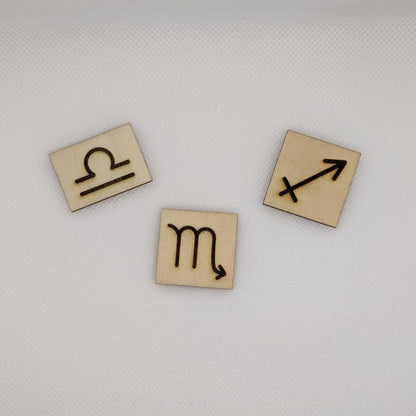 Zodiac Wooden Magnet