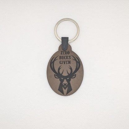 Deer Leather Keychain